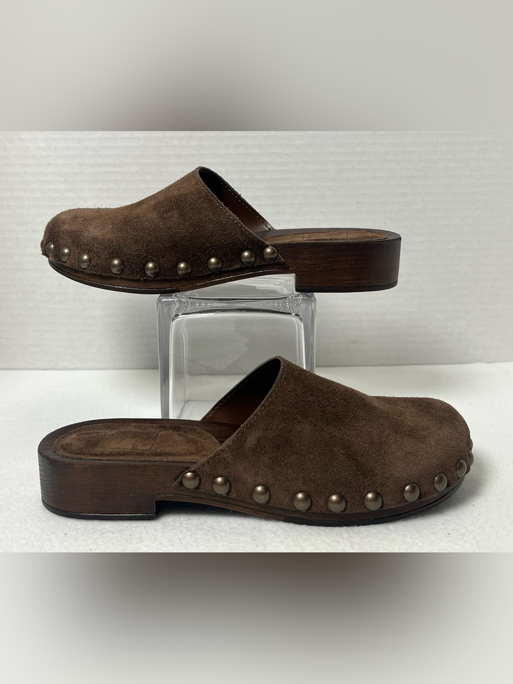 Dolce Vita  Women’s Alanis Studded Brown Clogs Size EU 36 US 5.5